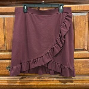 Loft Stretch Skirt Wrap Like Size Large Petite LP
